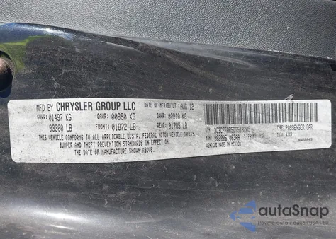 2013 Fiat 500 Pop z USA, uszkodzony, nr VIN 3C3CFFAR5DT513205